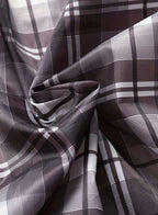 Men's Knit-Shoulder Diamond Quilt Jacket with Plaid Lining