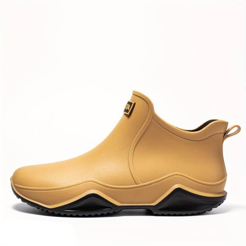 Women's Slip-On Waterproof Winter Ankle Boots – Brown
