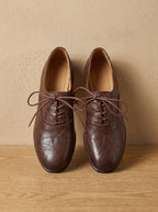 Women's Non-Slip Cushioned Leather Oxford Shoes