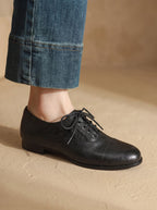 Women's Non-Slip Cushioned Leather Oxford Shoes