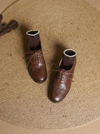 Women's Non-Slip Cushioned Leather Oxford Shoes