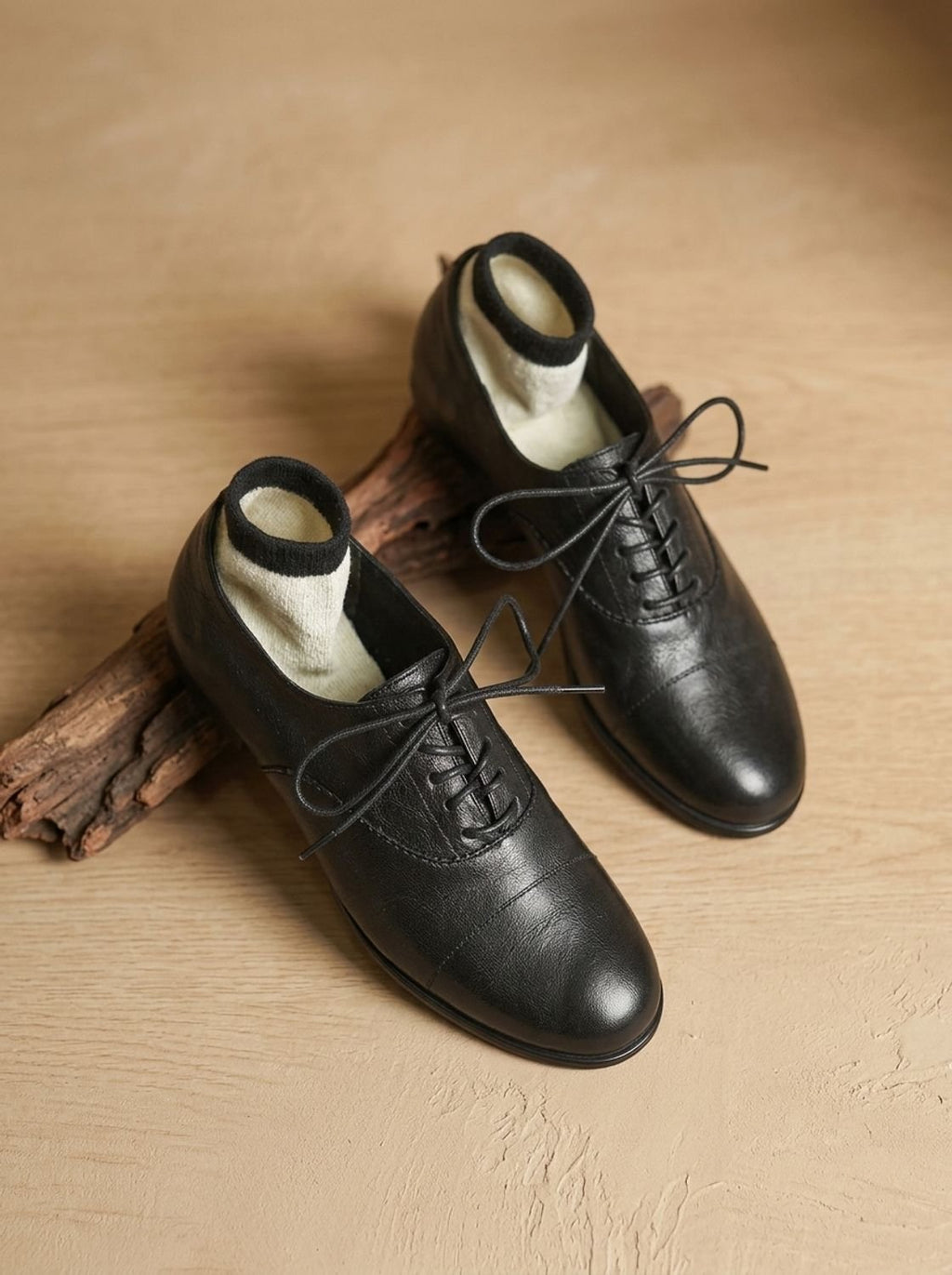 Women's Non-Slip Cushioned Leather Oxford Shoes