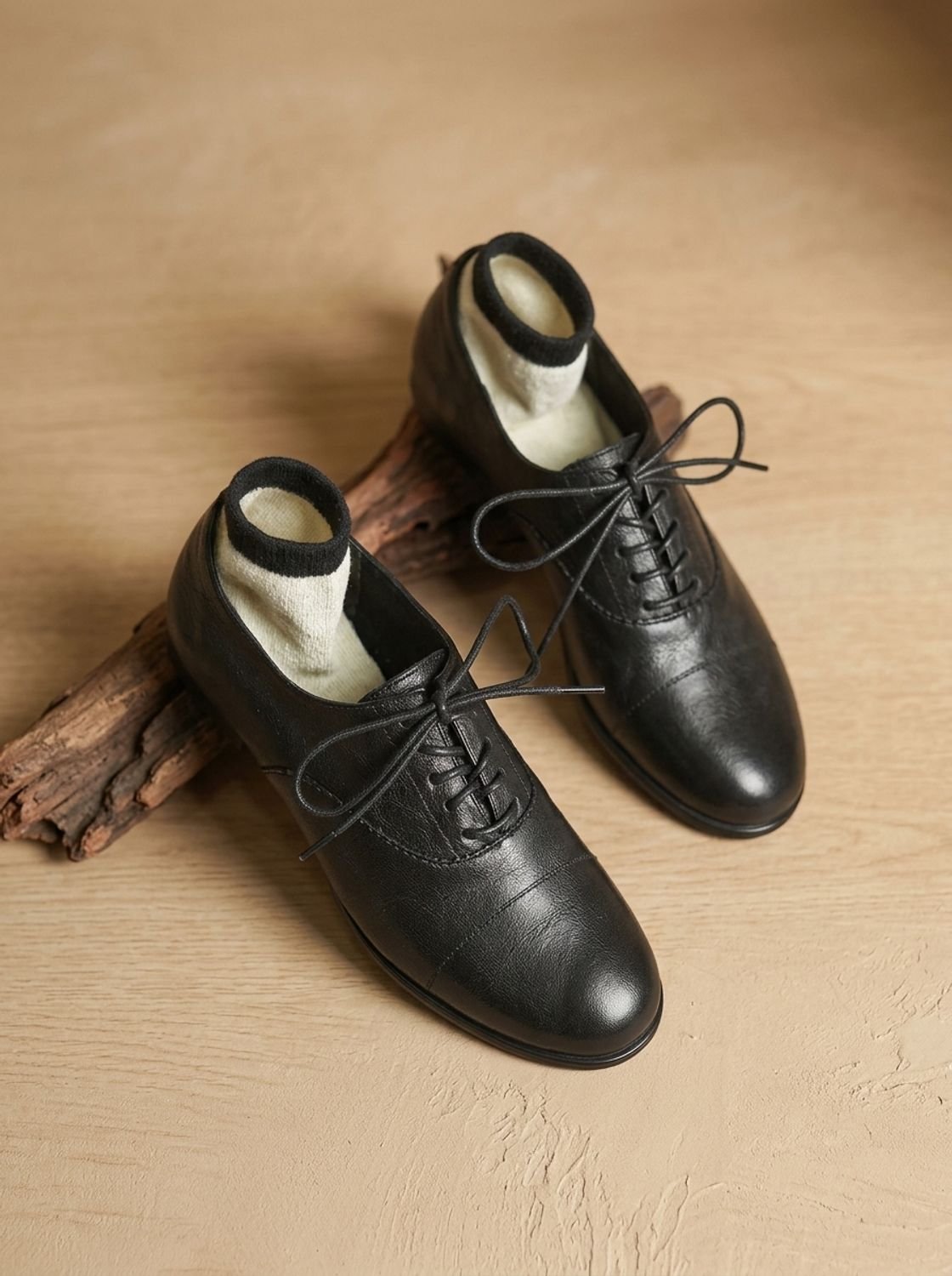 Women's Non-Slip Cushioned Leather Oxford Shoes