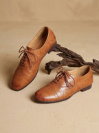 Women's Non-Slip Cushioned Leather Oxford Shoes